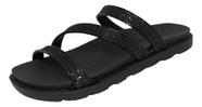 Sandália Chinelo Feminino Slim Brilho moda Confortável Miss Miss Ref 10244