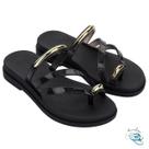 Sandalia Chinelo Feminino Zaxy Lume Detalhes Metal Conforto