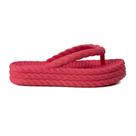 Sandália Chinelo Flatform Casual Feminino Corda Super Confortável Sola Plataforma