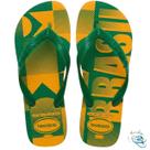 Sandalia Chinelo Havaianas Brasil Copa do Mundo Lançamento Original Cor:Amarelo PopTamanho:39/40