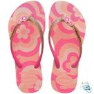 Sandalia Chinelo Havaianas Kids Slim Glitter Original Cor:Blossom/Rosa FluxTamanho:27/28