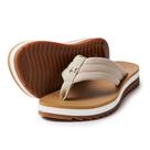 Sandalia/chinelo kenner original fem. kira pro comfy bege/caqui