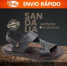 Sandália Chinelo Masculina Danper Confortável Solado Borracha Motoqueiro Traseira Flexivel Barata