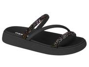 Sandália Chinelo Moleca Flatform Tiras Glitter 5469 121 3/39