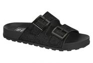Sandália Chinelo Moleca Glitter Preto 5436401
