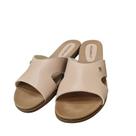 Sandalia chinelo piccadilly bege 418023-1
