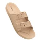 Sandalia Chinelo Portgas com Tiras Detalhe Fivelas e Sola Reta Sandalia Chinelo Portgas com Tiras Detalhe Fivelas e Sola Reta