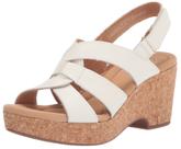 Sandália Clarks Giselle Beach Couro Branco Tamanho 38 Larga