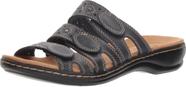 Sandália Clarks Leisa Cacti Q Couro Marinho 38 Larga Sandália Clarks Leisa Cacti Q Couro Marinho 38 Larga