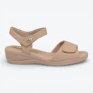 Sandália Comfortflex Anabela Feminina 2588404-01 Cor:BegeTamanho:40 Sandália Comfortflex Anabela Feminina 2588404-01 Cor:BegeTamanho:40