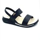 Sandália Comfortflex Papete Calce Fácil Preta 2368403
