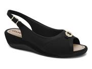 Sandália Comfortflex Peep Toe Sandália Comfortflex Peep Toe