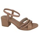 Sandália Comfortflex Salto Bloco Tamanho Plus Size