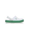 Sandália Crocs Crocband Branco/Verde Sandália Crocs Crocband Branco/Verde