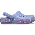 Sandália Crocs Crocband Glow Confetti Band Clog T Blue Haze/Multi Sandália Crocs Crocband Glow Confetti Band Clog T Blue Haze/Multi