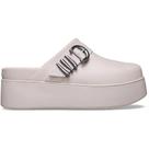 Sandália Crocs Dylan Platform Boho Buckle Clog Cocoa Cream Sandália Crocs Dylan Platform Boho Buckle Clog Cocoa Cream