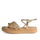 Sandalia Dakota Com Tira Tramada Flatform