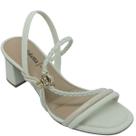 Sandália Dakota Feminina Casual com Tira Trançada Salto 5,5cm
