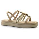 Sandália Dakota Plataforma Flatform Com Pedraria Confortável Feminina Y7635 (65616)
