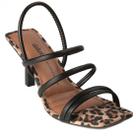 Sandália Dakota Salto Bico Quadrado Animal Print Feminina Sandália Dakota Salto Bico Quadrado Animal Print Feminina