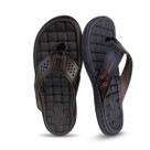 Sandalia de Dedo Masculina De Couro Chinelo Para Homem Pegada Original 131221
