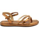 Sandália De Dedo Via Scarpa Tiras Cruzadas Strass Caviar Feminina