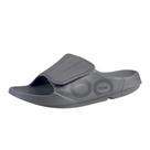 Sandália de recuperação OOFOS OOahh Sport Flex Slate tamanho 16W/14M
