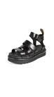 Sandália Dr. Martens Blaire Fisherman para mulher em couro preto