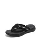 Sandália DREAM PAIRS Breeze-1 Preta com Suporte para Arco Feminina US6.5