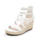 Sandália DREAM PAIRS KKUMWS2504 Infantil Anabela Branca Tamanho 6