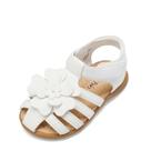 Sandália DREAM PAIRS Ksd214 Branca Fechada com Flor para Bebê 6