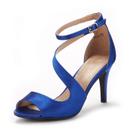 Sandália DREAM PAIRS NILE Salto Stiletto Azul Royal 36