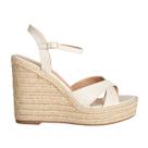 Sandália Espadrille Anabela Dm Summer Off White