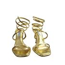 Sandalia espiral ouro cecconello 2003001-4