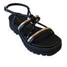 Sandália F. Plataforma Tratorada Com Fivela Ramarim 2538203