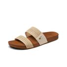 Sandália Fashion Slide REEF Vista Braid II feminina vintage
