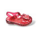 Sandália fem. Infantil Aranha Minnie Mouse Led Light Luzinha
