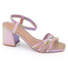 Sandália Fem Ramarim Casual 23-34205 salto bloco tira strass Sandália Fem Ramarim Casual 23-34205 salto bloco tira strass