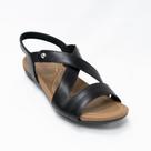 Sandália Fem Rasteira Usaflex Preto R1804