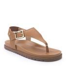 Sandália Fem Softli Floater Lux Marrom 10012.10269
