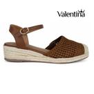 Sandália Feminina Anabela Confortável Espadrille Valentina