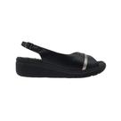 Sandália Feminina Anabela Média Com Ajuste Comfortflex Ultra 2486404