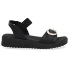 Sandália Feminina Anabela Preto Usaflex UD13002
