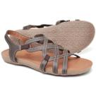 Sandália Feminina Anatômica em Couro Calce Fácil com Elástico Conforto Marrom Cor:MarromTamanho:33Gênero:Feminino Sandália Feminina Anatômica em Couro Calce Fácil com Elástico Conforto Marrom Cor:MarromTamanho:33Gênero:Feminino