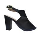 Sandália Feminina Ankle Boot Preto Salto Alto