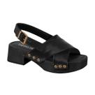 Sandalia Feminina Beira Rio Anabela Bloco Boho Chic Ref: 8559.102