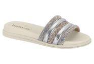 Sandalia feminina beira rio glamour