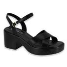Sandalia Feminina Beira Rio Salto Anabela Bloco Leve Casual Ref: 8517.106 Sandalia Feminina Beira Rio Salto Anabela Bloco Leve Casual Ref: 8517.106