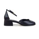 Sandália Feminina Carrano Cap Toe Couro Preto - 6960
