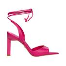 Sandalia Feminina Carrano Mestiço Couro Rosa Fuchsia 561001
